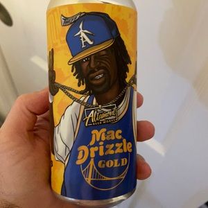Mac Dre STICKER on EMPTY beer can